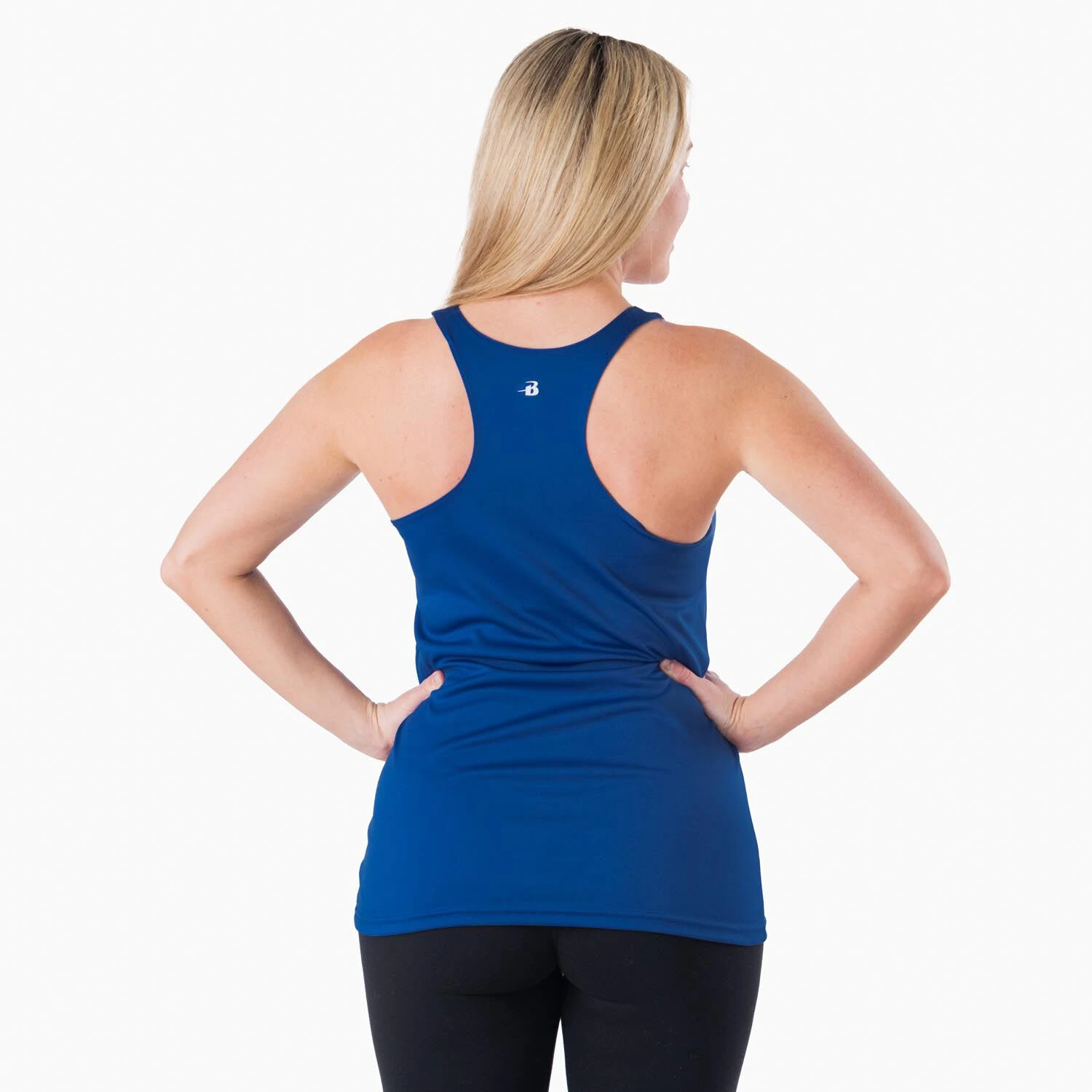Women's Racerback Performance Tank Top - Run For The Red, White & Blue - Image 3