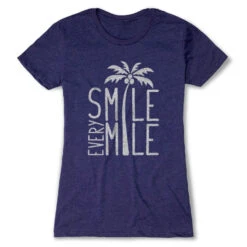 Womens Everyday Runners Tee Smile Every Mile