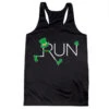 Women's Racerback Performance Tank Top - Let's Run Lucky