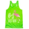 Women's Racerback Performance Tank Top - Flock It Just Run