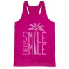 Women's Racerback Performance Tank Top - Smile Every Mile