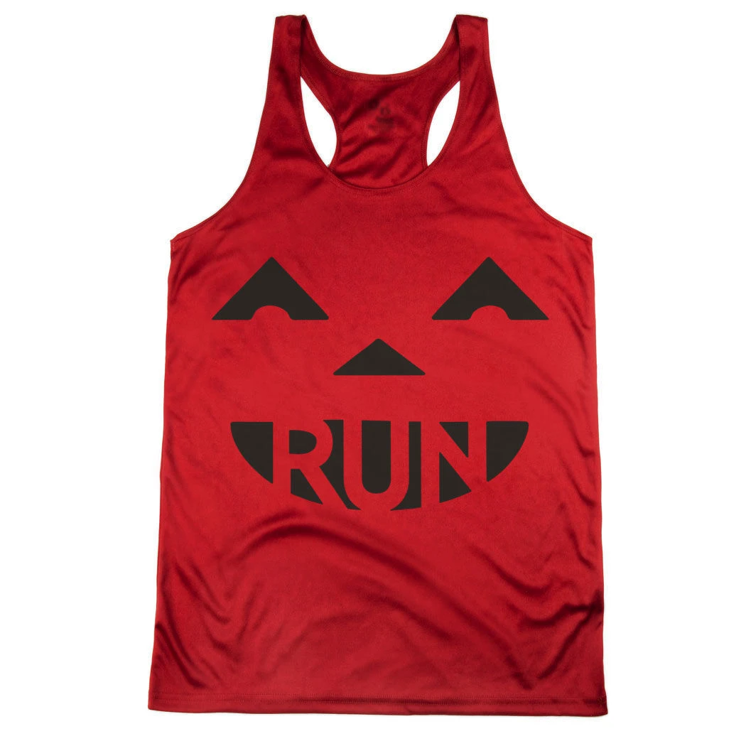 Women's Racerback Performance Tank Top - Pumpkin Run - Image 7