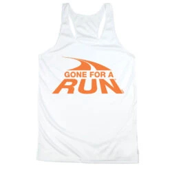 Women's Racerback Performance Tank Top - Gone For A Run® Logo
