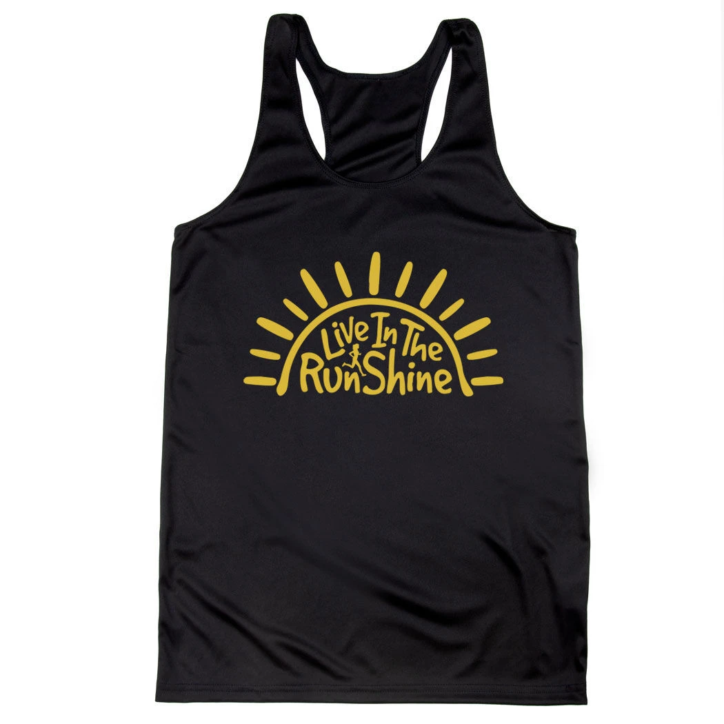 Women's Racerback Performance Tank Top - Live In The RunShine - Image 6