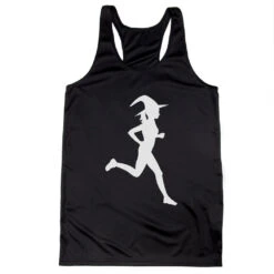 Women's Racerback Performance Tank Top - Runner Witch