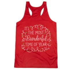 Women's Racerback Performance Tank Top - Runderful Time Of Year