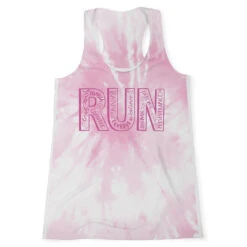 Women's Performance Tank Top - Inspire To Run Tie-Dye