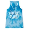 Women's Performance Tank Top - Running On Girl Power Tie-Dye