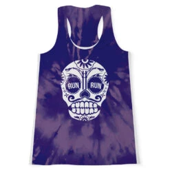 Women's Performance Tank Top - Day Of The Run Tie-Dye