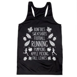 Women's Racerback Performance Tank Top - Fall Running