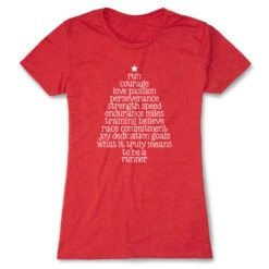 Women's Everyday Runners Tee - Runner Christmas Tree