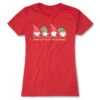 Women's Everyday Runners Tee - Runnin' With My Gnomies® - Christmas