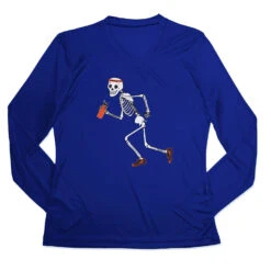 Women's Long Sleeve Tech Tee - Never Stop Running