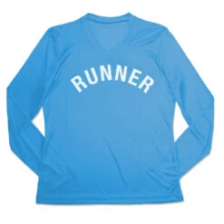 Women's Long Sleeve Tech Tee - Runner Arc