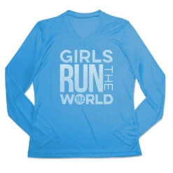 Women's Long Sleeve Tech Tee - Girls Run The World®
