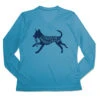 Women's Long Sleeve Tech Tee - I'd Rather Be Running With My Dog