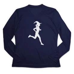 Women's Long Sleeve Tech Tee - Runner Witch