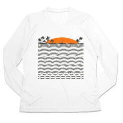 Women's Long Sleeve Tech Tee - Chasing Sunsets