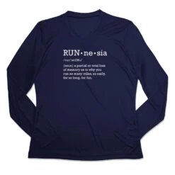 Women's Long Sleeve Tech Tee - RUNnesia