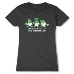 Women's Everyday Runners Tee - Runnin' With My Gnomies® - Lucky