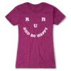 Women's Everyday Runners Tee - Run And Be Happy