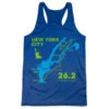 Women's Racerback Performance Tank Top - New York City Route
