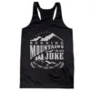 Women's Racerback Performance Tank Top - Running Mountains