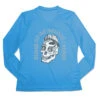 Women's Long Sleeve Tech Tee - Miles To Go Before I Sleep - Skull