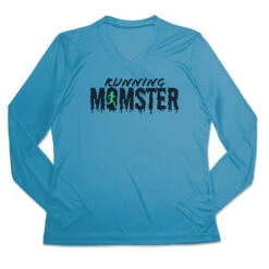 Women's Long Sleeve Tech Tee - Running Momster