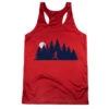 Women's Racerback Performance Tank Top - Moonlit Run