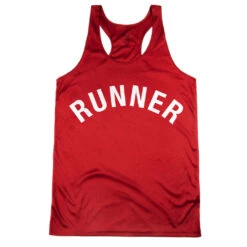 Women's Racerback Performance Tank Top - Runner Arc