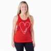 Women's Racerback Performance Tank Top - Run With Love