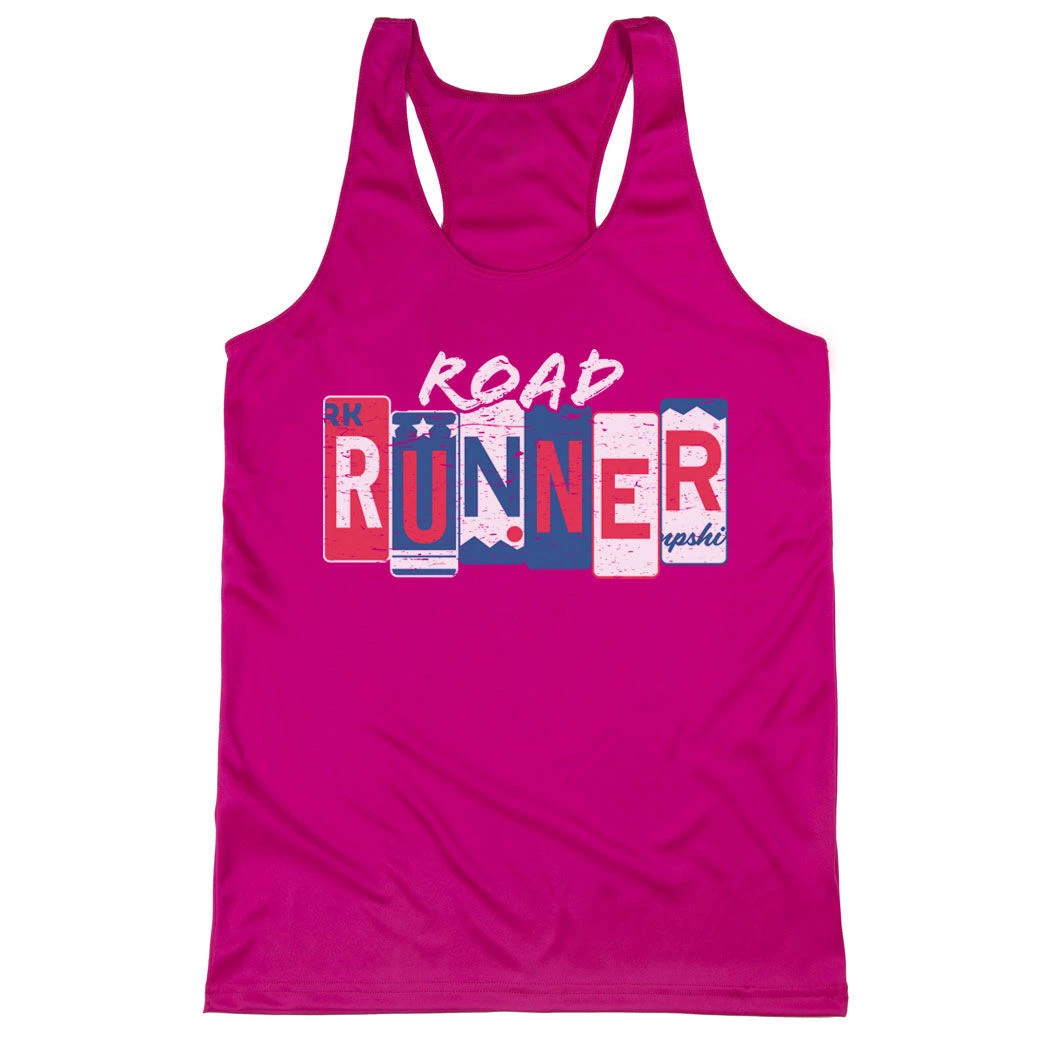 Women's Racerback Performance Tank Top - Road Runner - Image 6