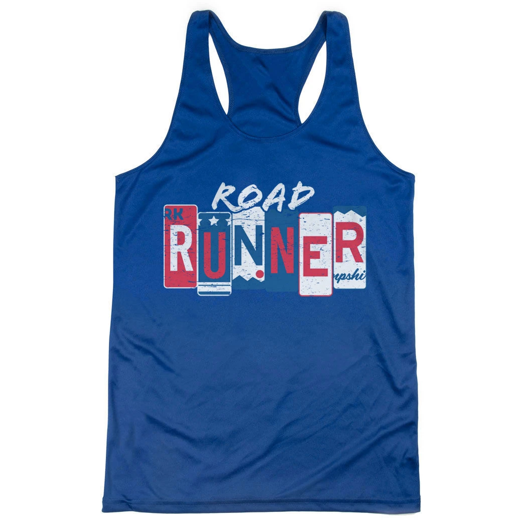 Women's Racerback Performance Tank Top - Road Runner - Image 7