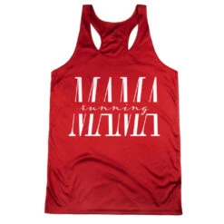 Women's Racerback Performance Tank Top - Running Mama