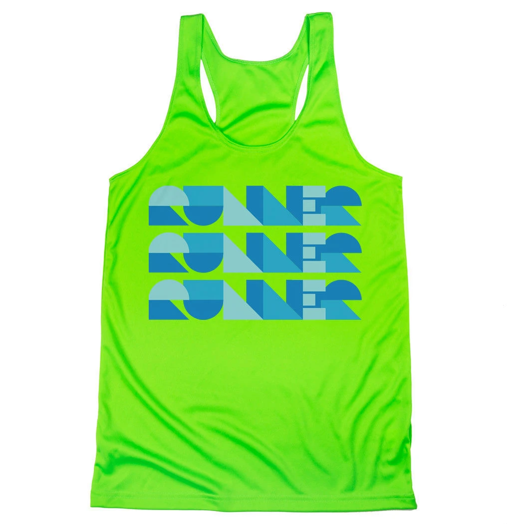 Women's Racerback Performance Tank Top - Run Repeat - Image 6