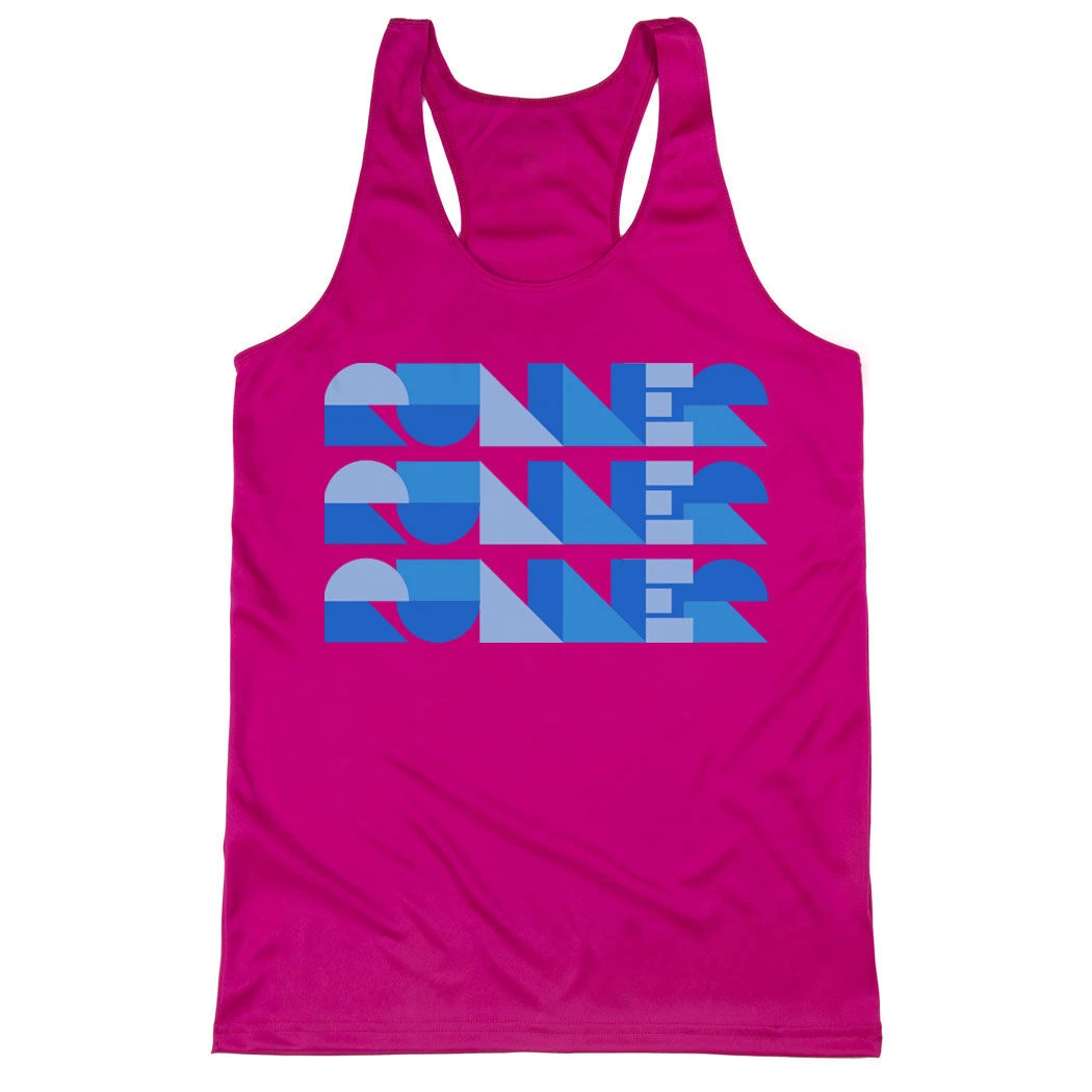 Women's Racerback Performance Tank Top - Run Repeat - Image 7