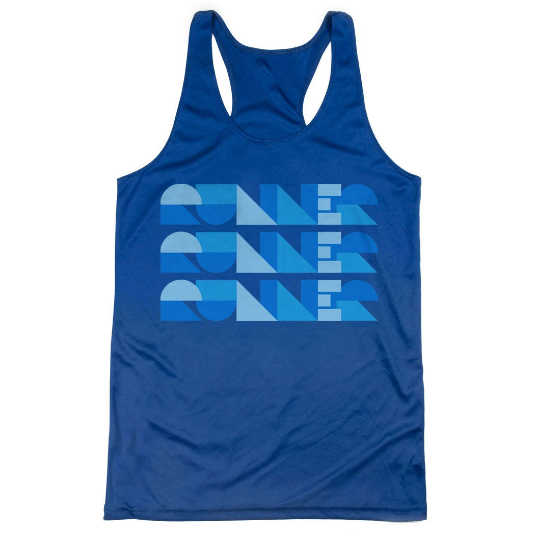 Women's Racerback Performance Tank Top - Run Repeat - Image 9