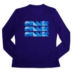 Women's Long Sleeve Tech Tee - Run Repeat