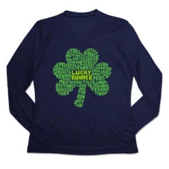Women's Long Sleeve Tech Tee - Lucky Runner