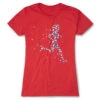 Women's Everyday Runners Tee - Patriotic Runner Girl