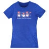 Women's Everyday Runners Tee - Runnin' With My Patriotic Gnomies